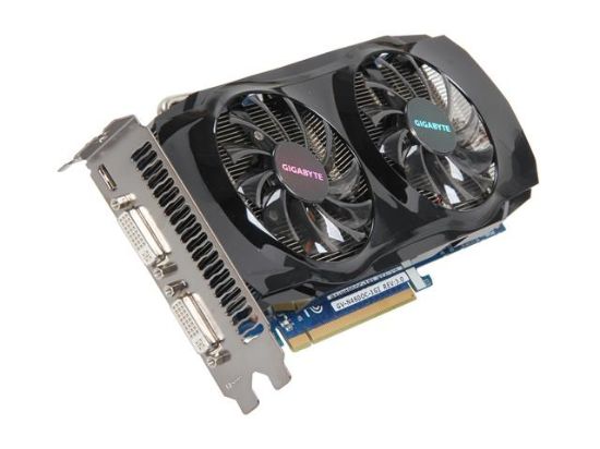 Picture of GIGABYTE GV-N460OC-1GI V3 GeForce GTX 460 (Fermi) 1GB 192-bit GDDR5 PCI Express 2.0 x16 HDCP Ready SLI Support Video Card