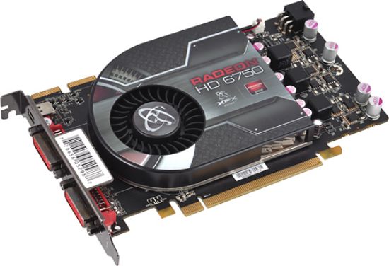 Picture of XFX HD675XZDFC Radeon HD 6750 1GB 128-bit GDDR5 PCI Express 2.1 x16 HDCP Ready Video Card