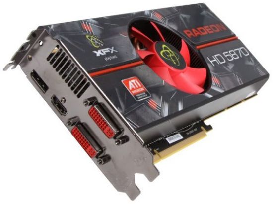 Picture of XFX HD-587X-ZNEC Radeon HD 5870 1GB 256-bit GDDR5 PCI Express 2.1 x16 HDCP Ready XT EDITION  Video Card