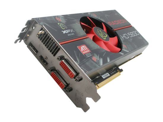 Picture of XFX HD-583X ZADA Radeon HD 5830 1GB 256-bit GDDR5 PCI Express 2.1 x16 XXX Edition HDCP Ready CrossFireX Support Video Card
