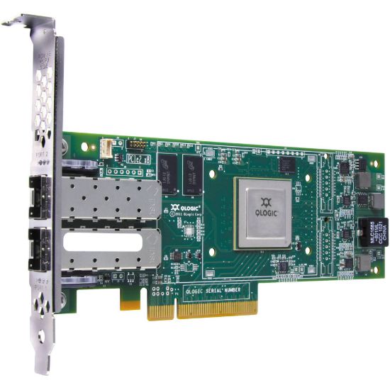 Picture of DELL 0C9C50 QLE4062C iSCSI Host Bus Adapter 8Gbps PCI Express x4 2.50 GHz 2 x RJ-45 iSCSI