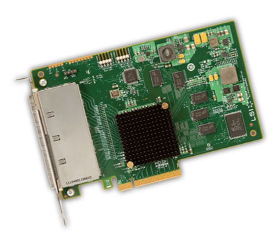Picture of DELL 0R4CP9 9201-16E 16-Port, 6Gb/s SAS+SATA to PCI Express Host Bus Adapter