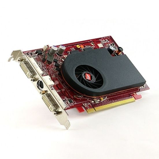 Picture of HP 419206-001 RADEON X1600 XT 256MB PCIE DUAL DVI GRAPHICS CARD.