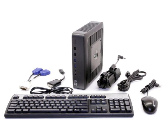 Picture of HP F5A63AAR#ABA T620 PLUS AMD Quad-core WES7E 16GB Flash/4GB RAM FirePro 2270 Flexible Thin Client 
