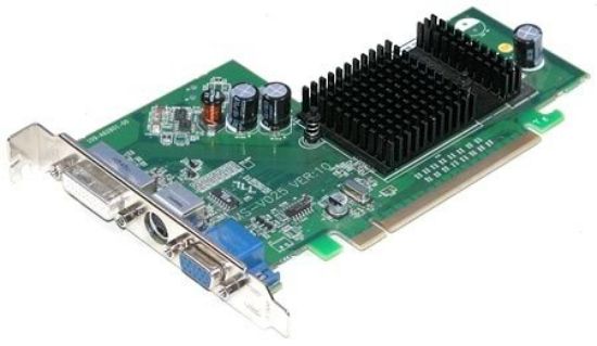 Picture of DELL MS-V025 ATI Radeon X300 SE 128MB DVI VGA TV-Out PCI-E Video Card 