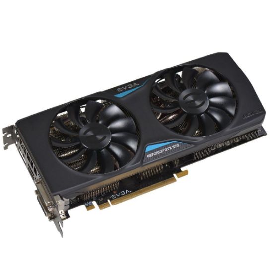 Picture of EVGA 04G P4 2977 NVIDIA GEFORCE GTX 970 SC+ GAMING ACX 2.0  4GB GDDR5 PCI-E 3.0 16x VIDEO CARD.