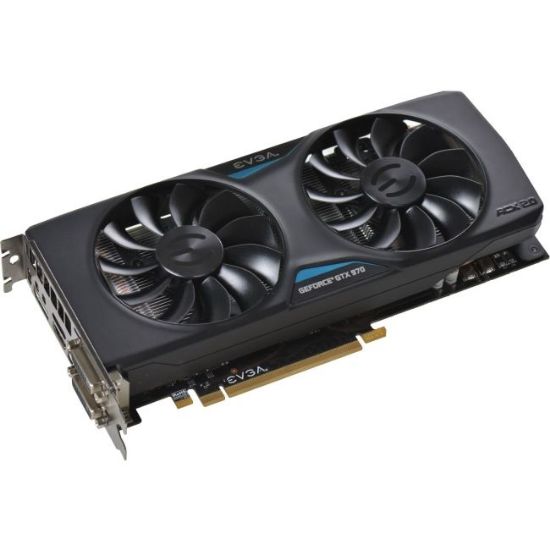 Picture of EVGA 04G P4 2972 NVIDIA GEFORCE GTX 970 ACX 2.0 4GB PCIE 3.0 VIDEO CARD.