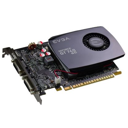 Picture of EVGA 04G-P4-2744 NVIDIA GEFORCE GT 740 SUPERCLOCKED 4GB 128-BIT DDR3 PCI-E 3.0 GRAPHICS CARD.