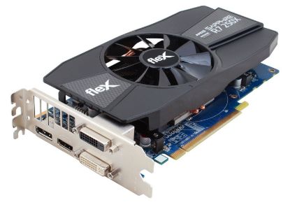 Picture of SAPPHIRE 11229-03-20G RADEON R7 250X FLEX 1GB GDDR5 PCI E  DL-DVI-I SL-DVI-D HDMI DP VIDEO CARD.