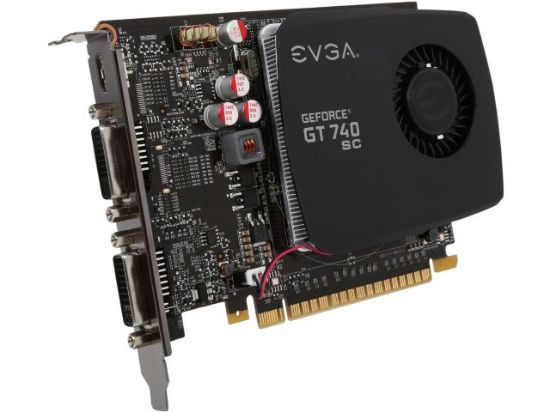 Picture of EVGA 02G P4 2742 KR Nvidia GeForce GT 740 Superclocked 2GB DDR3 PCI-E Video Card