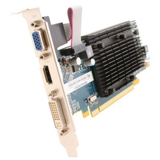 Picture of SAPPHIRE 299-1E204-200SA RADEON HD 5450 1GB 64-BIT DDR3 PCI EXPRESS 2.1 VIDEO CARD.