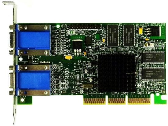 Picture of MATROX MT06600 DualHead VGA AGP 32MB  Video Card