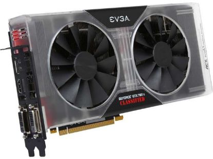 Picture of EVGA 03GP43888 G-SYNC Support GeForce GTX 780 Ti Classified 3GB 384-Bit GDDR5 PCI Express 3.0 SLI Support K|NGP|N Reference Edition Video Card