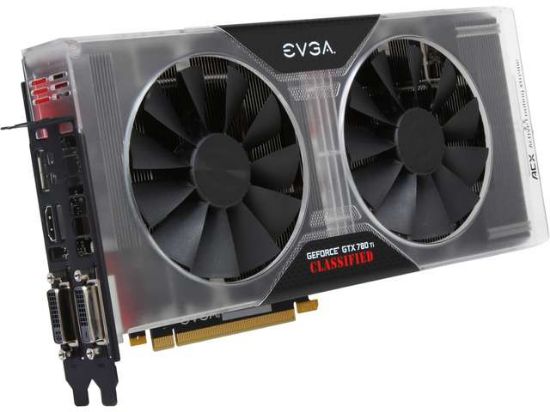 Picture of EVGA 03GP43888KR G-SYNC Support GeForce GTX 780 Ti Classified 3GB 384-Bit GDDR5 PCI Express 3.0 SLI Support K|NGP|N Reference Edition Video Card