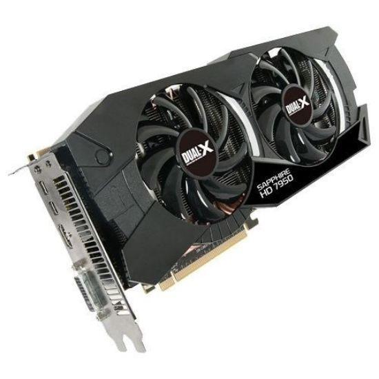 Picture of SAPPHIRE 11196-01-40G Radeon HD 7950 3GB 384-bit GDDR5 PCI Express 3.0 x16 HDCP Ready CrossFireX Support Video Card