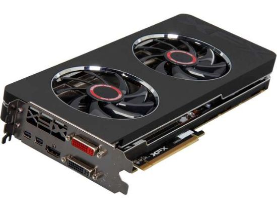 Picture of XFX R9280XTDBD Radeon R9 280X 3GB 384-Bit GDDR5 PCI Express 3.0 x16 HDCP Ready CrossFireX Support Black Double Dissipation Edition Video Card