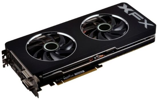 Picture of XFX R9290AEDBD Black Edition Double Dissipation Radeon R9 290 4GB 512-Bit GDDR5 PCI Express 3.0 x16 HDCP Ready CrossFireX Support Video Card